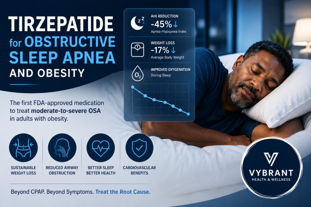 Tirzepatide for obstructive sleep apnea